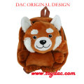 Original nova semana diy plush red panda bag